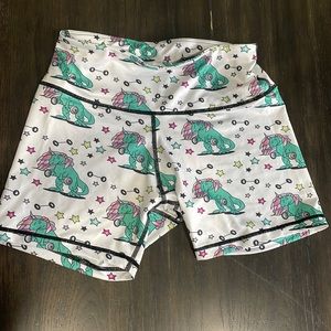 Cute High Wiasted Workout Short Shorts